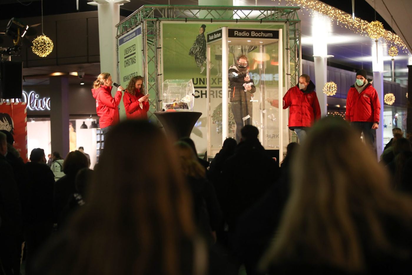 Gelddusche beim Geldregen live